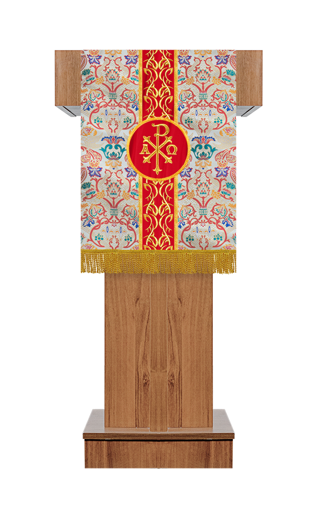 Embroidered Pulpit/Lectern with Tapestry