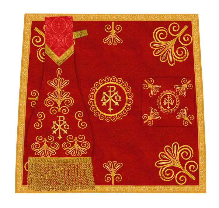 Church Mass Set with Elegant Liturgical Embroidery