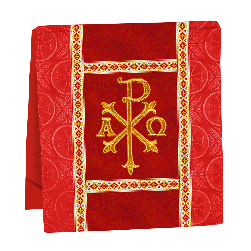 Traditional Altar Mass Set with  Embroidered Motifs