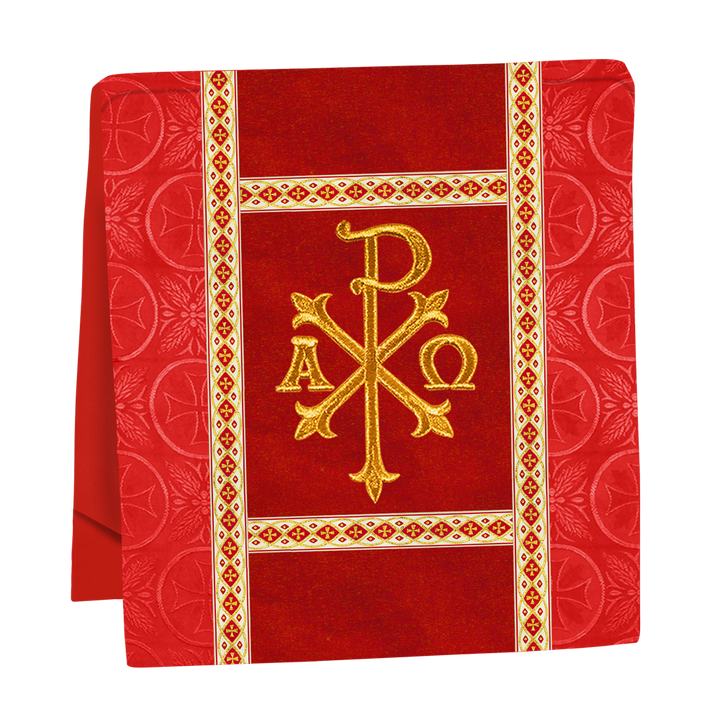 Traditional Altar Mass Set with  Embroidered Motifs