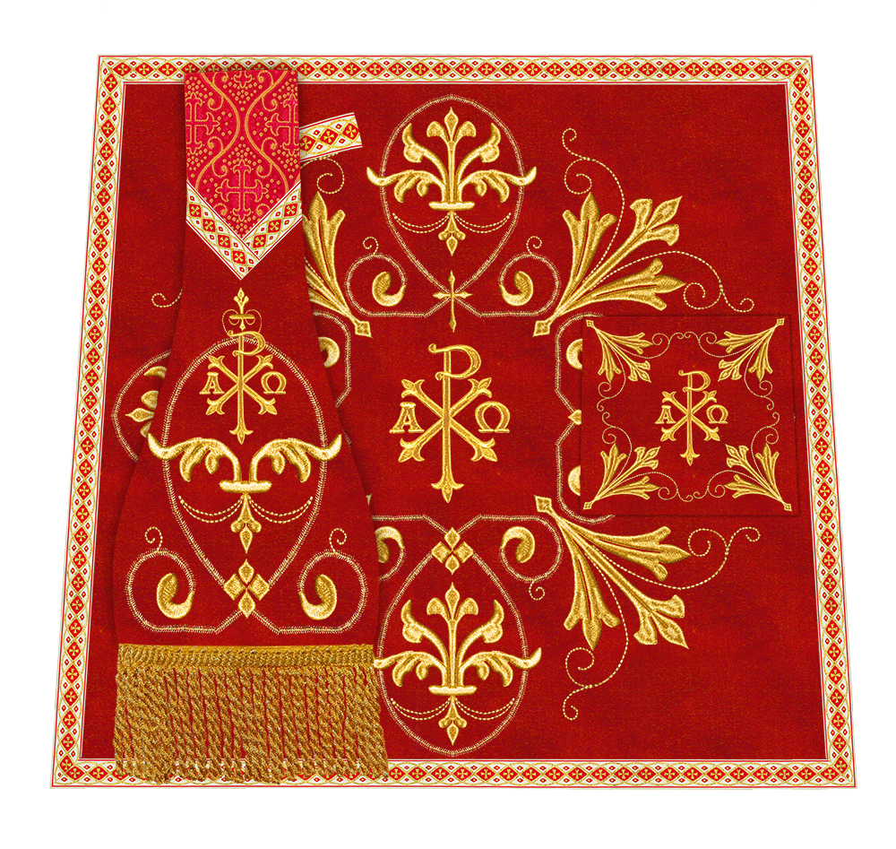 Spiritual Embroidery Mass Set Vestment