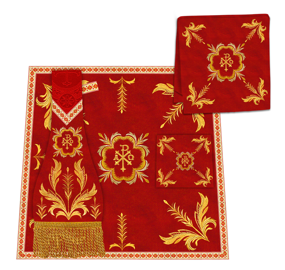 Gothic Cope Vestments Adorned With Detailed Braids