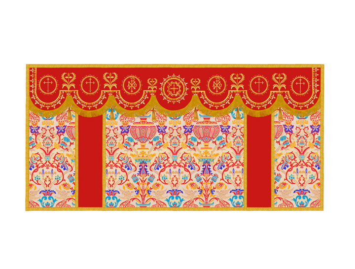 Tapestry Altar Cloth with Woven Braids