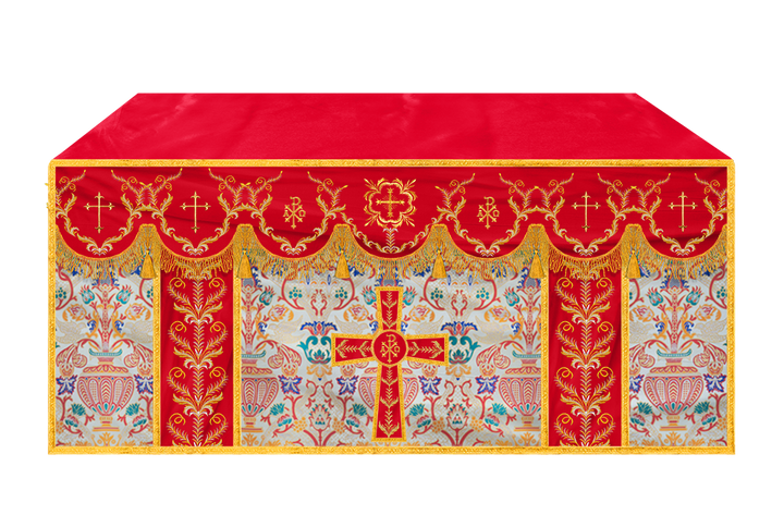 Tapestry Altar Cloth with Liturgical Motif