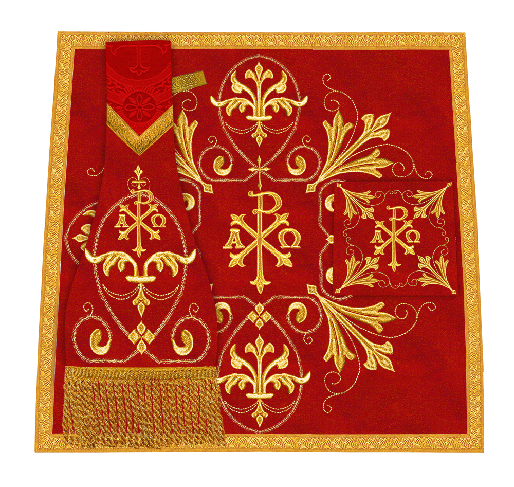 Gothic Chasuble with Ornate Lace