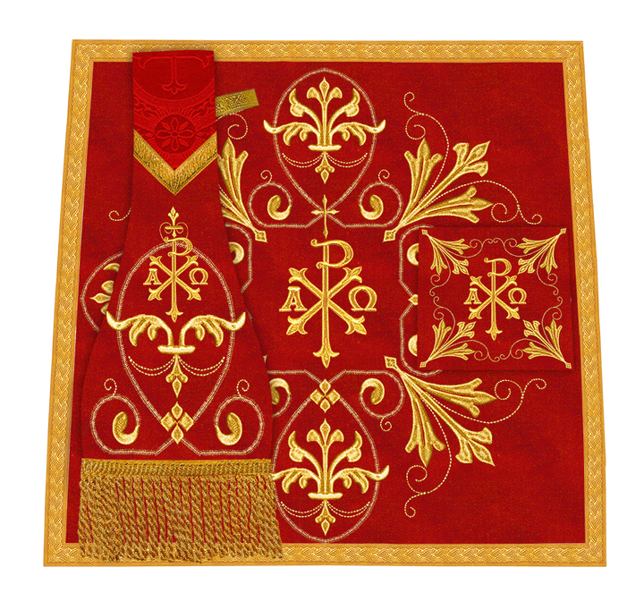 Gothic Chasuble with Ornate Lace