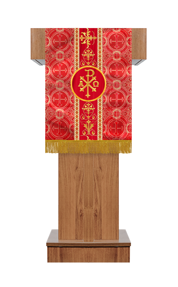 Altar Cloth with Spiritual Motif and Trims
