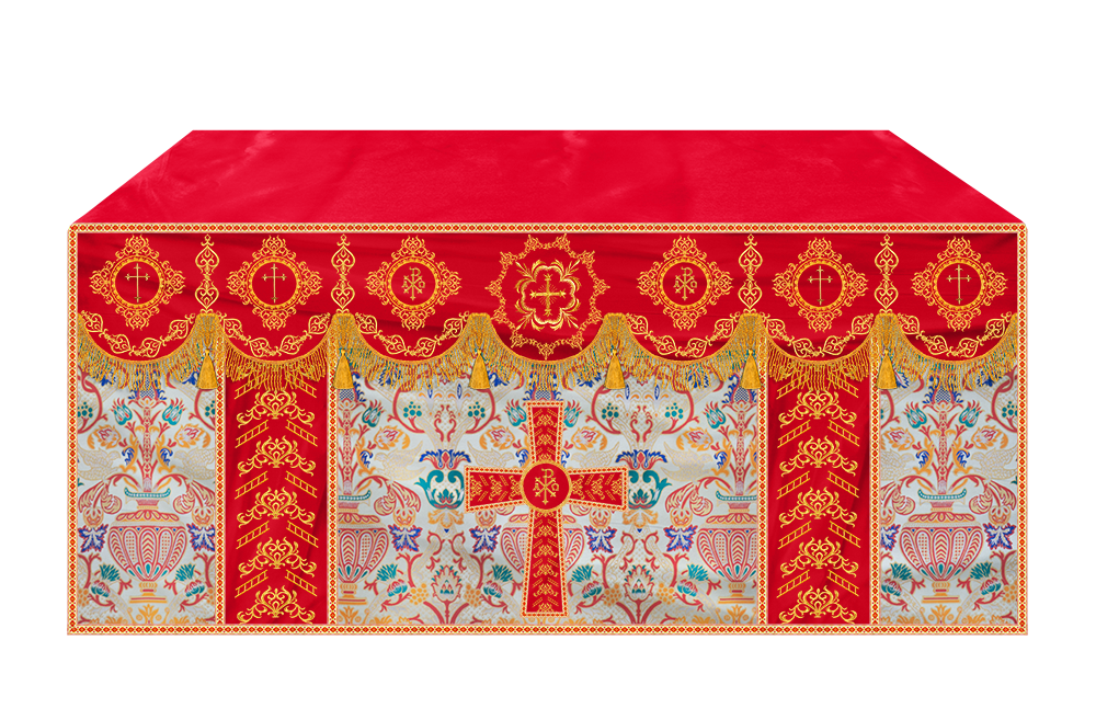 Embroidered Tapestry Altar Cloth
