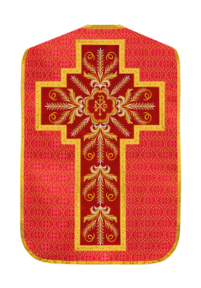 Roman Chasuble with liturgical motifs