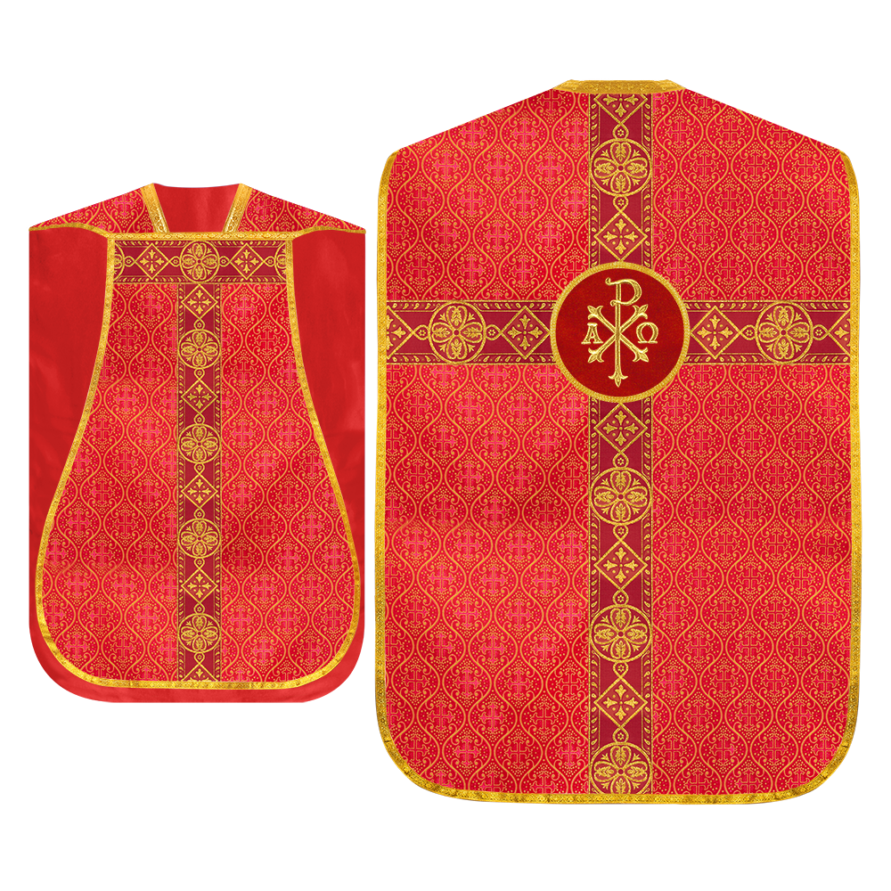 Embroidered Roman Chasuble Vestment