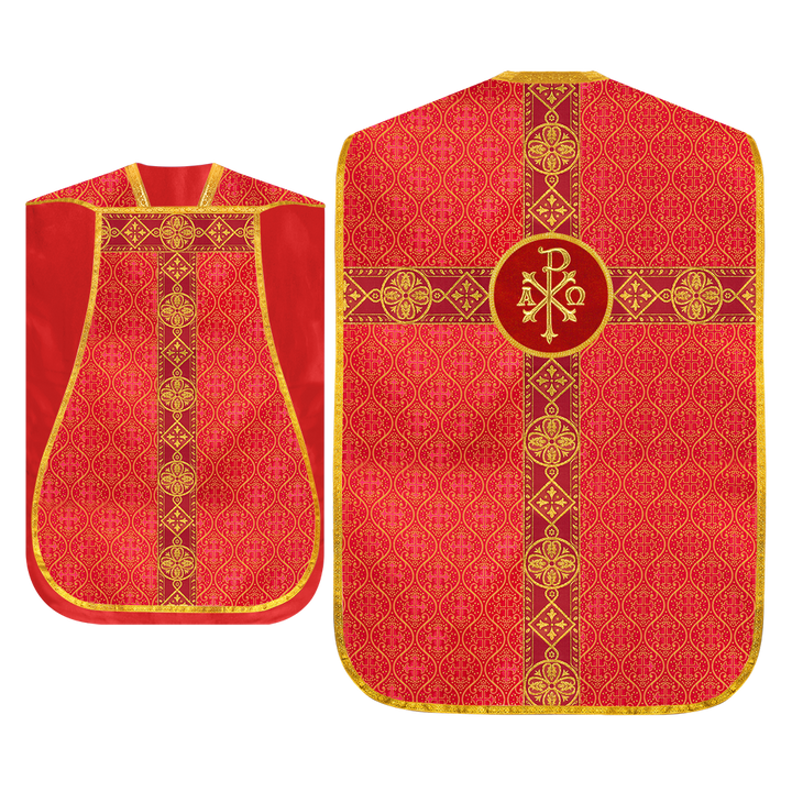 Embroidered Roman Chasuble Vestment