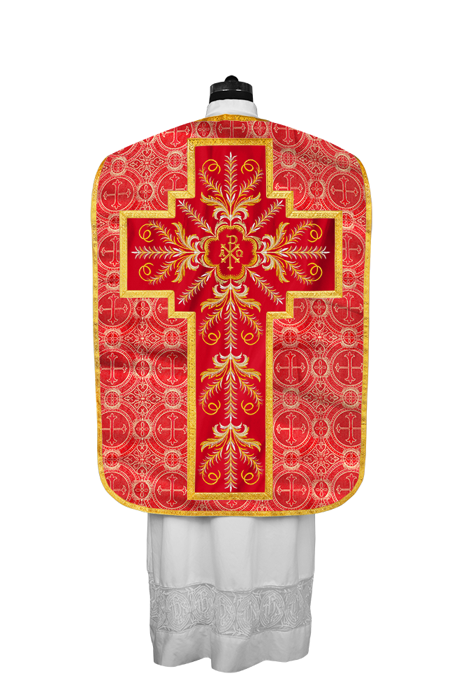 Roman Chasuble with liturgical motifs