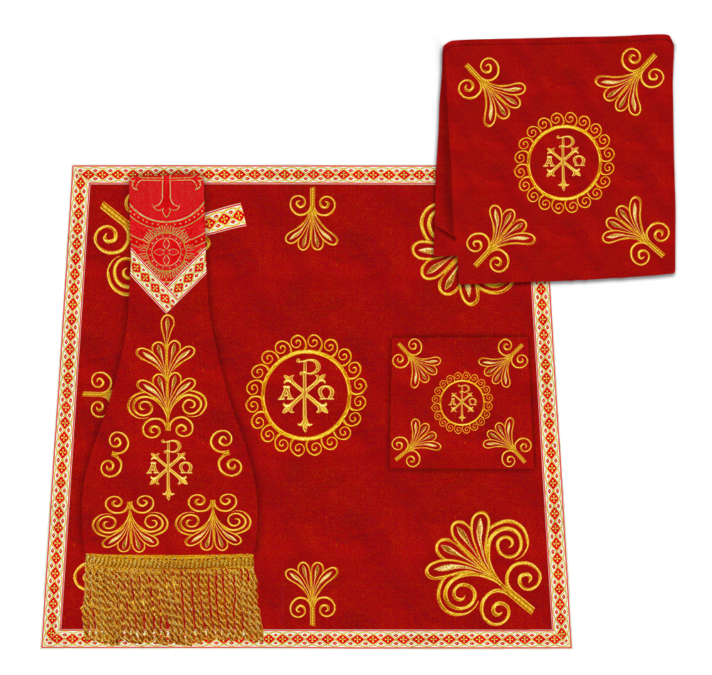 Spiritual Borromean Chasuble With Y Type Orphrey and Trims