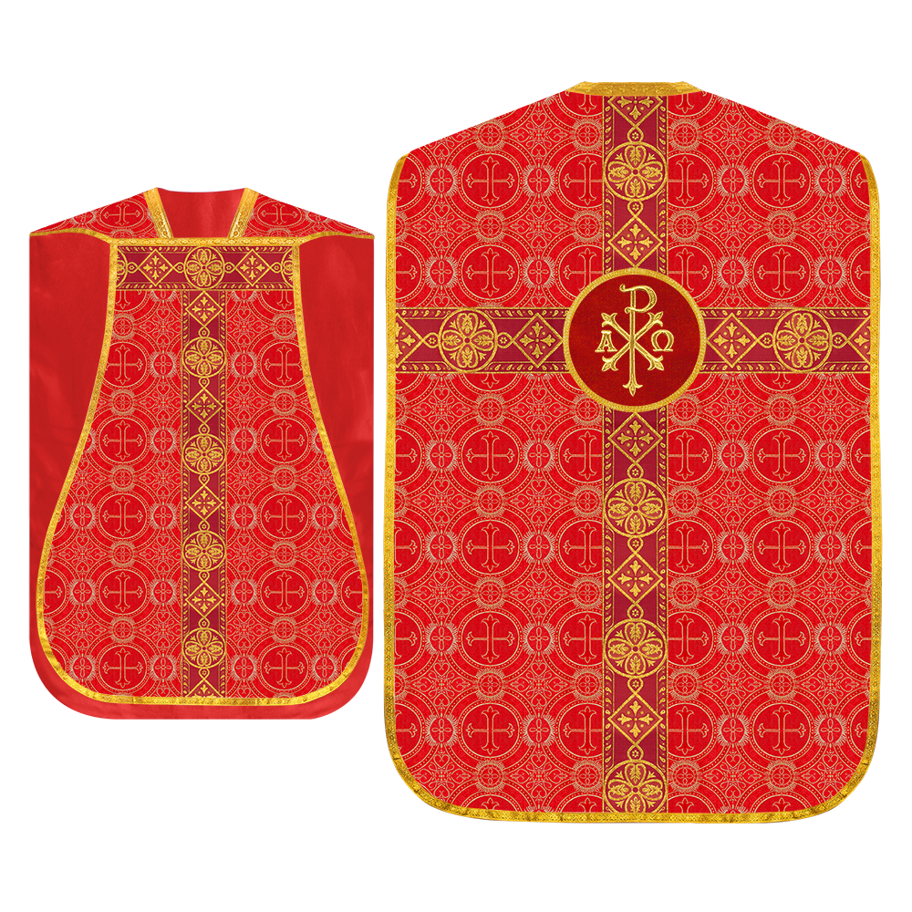 Embroidered Roman Chasuble Vestment