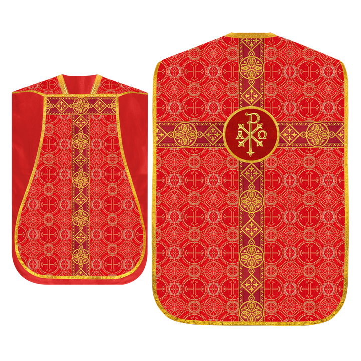 Embroidered Roman Chasuble Vestment