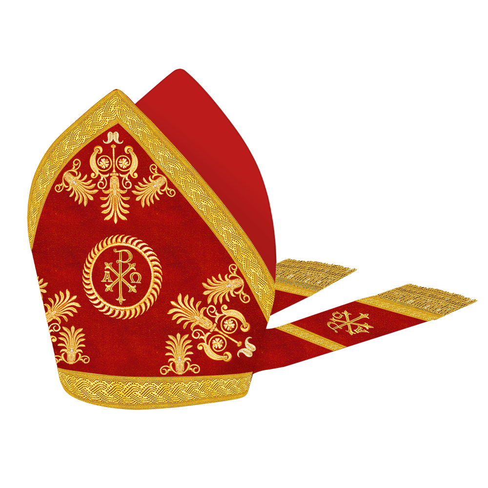 Catholic Mitre with embroidery