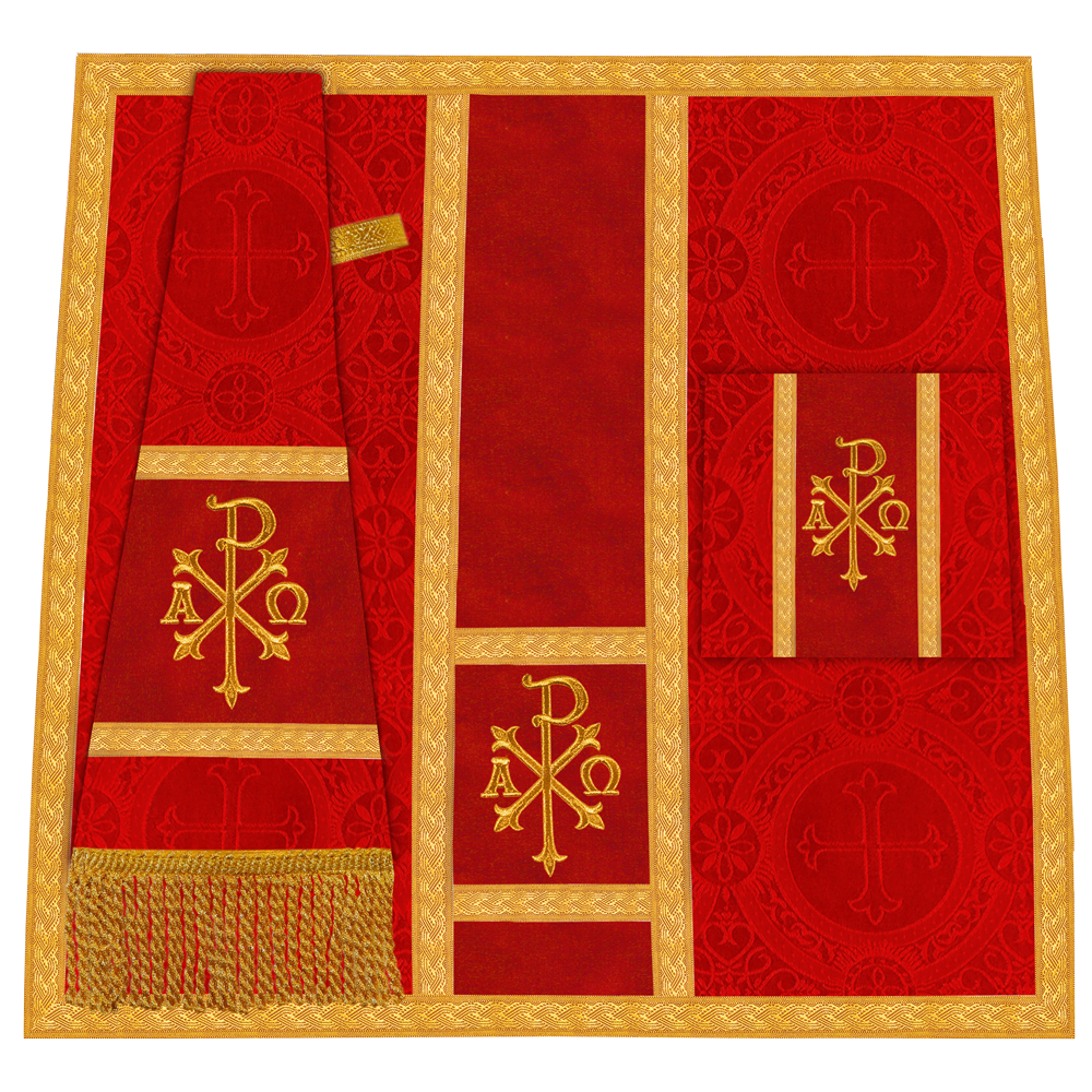 Roman chasuble with Motif and Trims