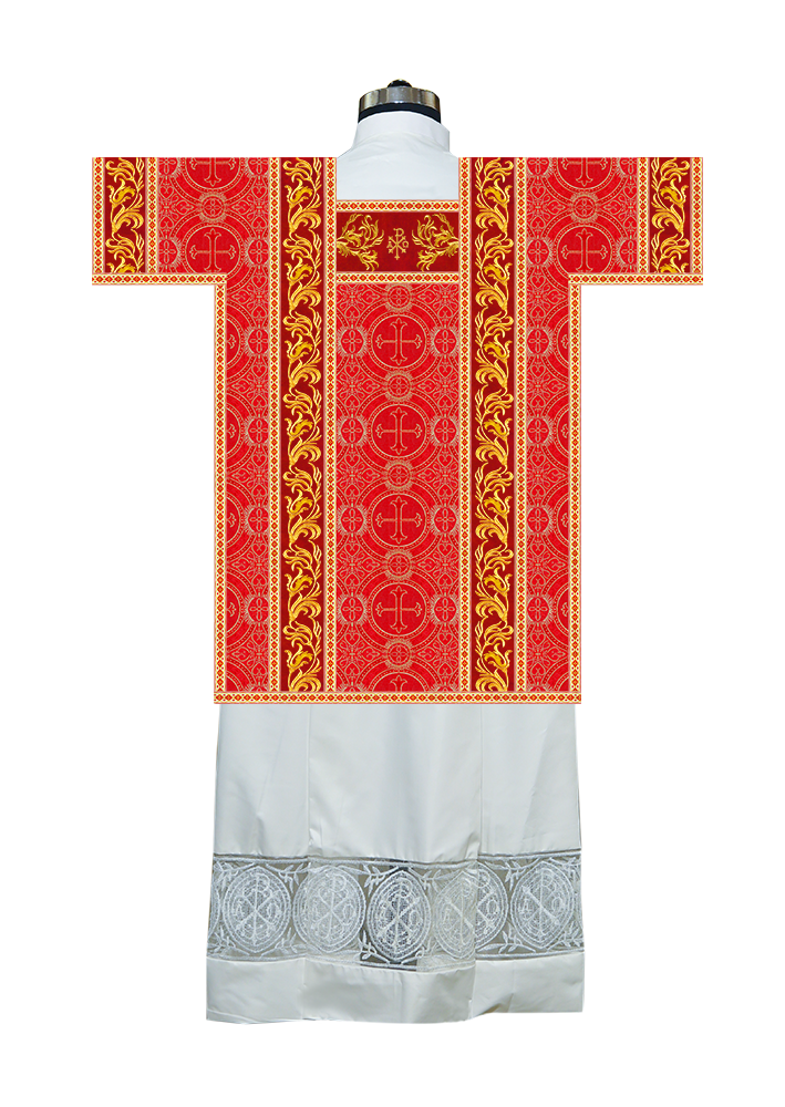 Tunicle Vestment with Woven Braids