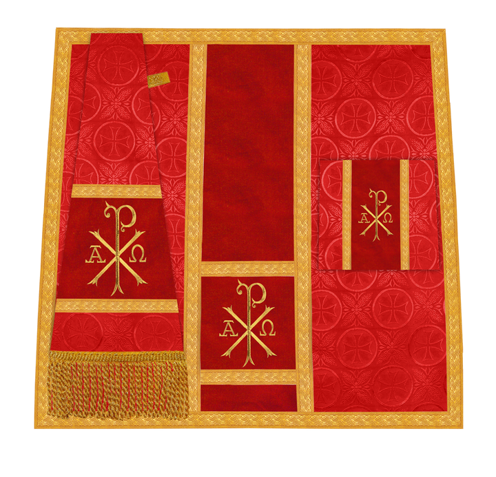 Mass Set adorned with Liturgical Motif