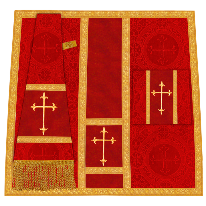 Roman Chasuble with Adorned Motif and Trims