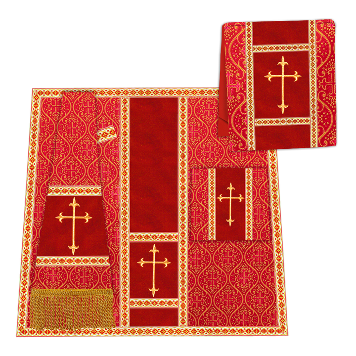 Gothic Chasuble with Spiritual Motif and Trims