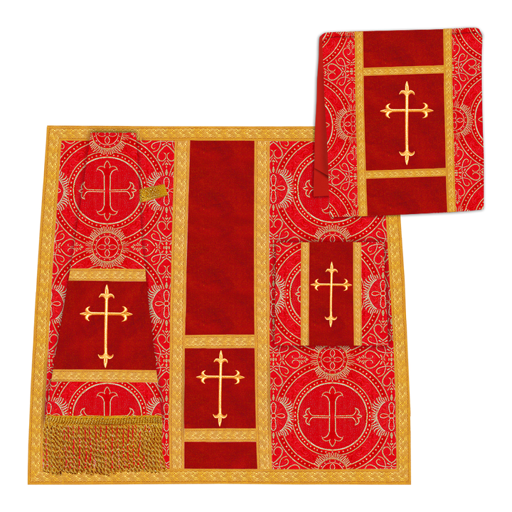 Golden Embroidery Gothic Chasuble Vestment