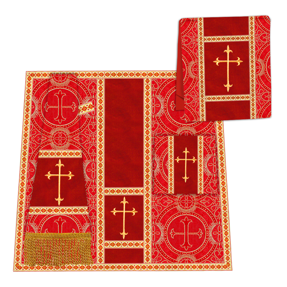 Gothic Chasuble with Spiritual Motif and Trims