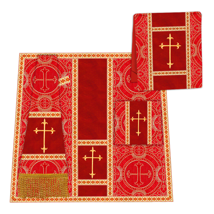 Gothic Chasuble with Spiritual Motif and Trims