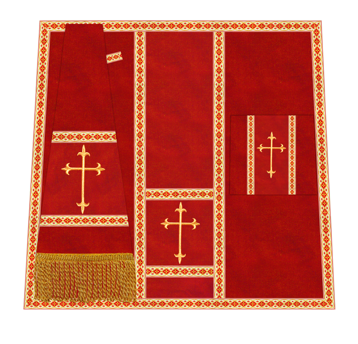 Liturgical Mass set with Cross