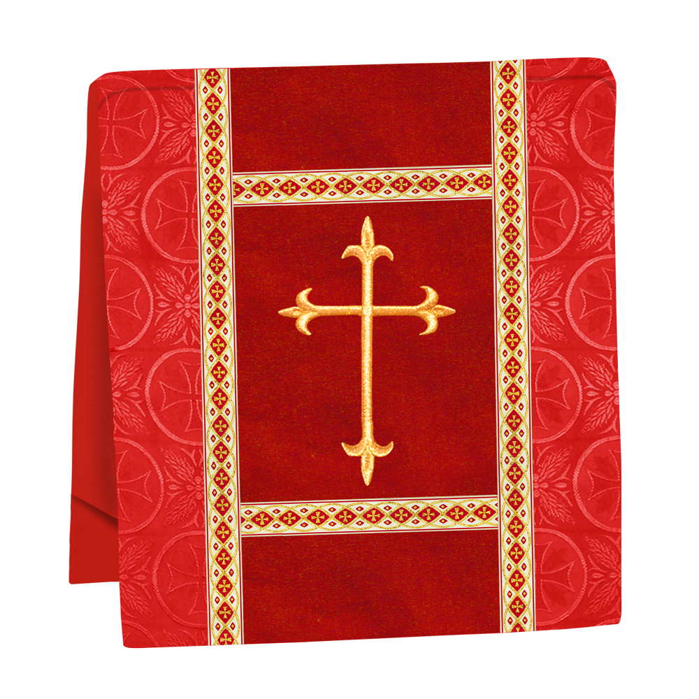 Traditional Altar Mass Set with  Embroidered Motifs