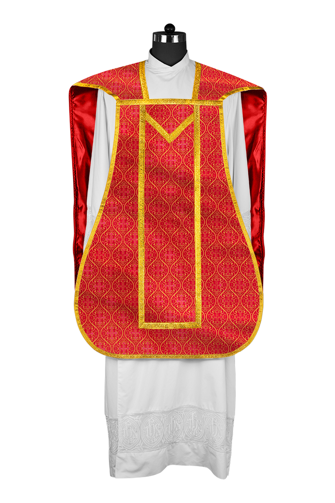 Roman Chasuble with adorned motif