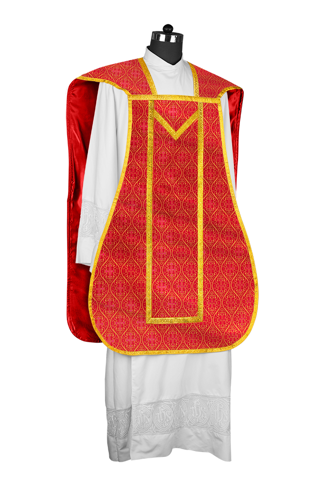 Roman Chasuble with adorned motif