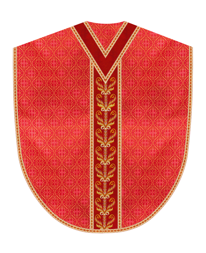 Borromean Chasuble Vestment With Liturgical Trims