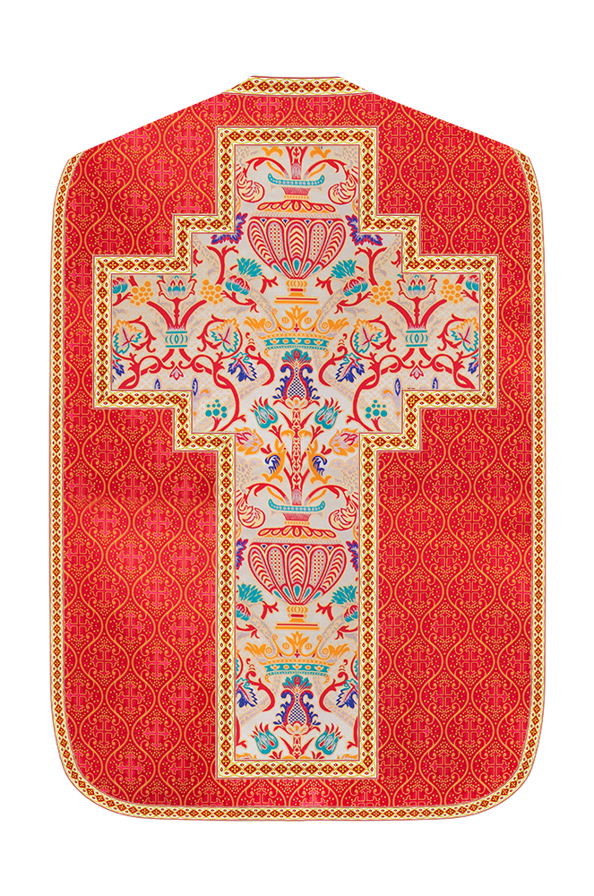 Coronation Tapestry Roman Chasuble with Braided Trims