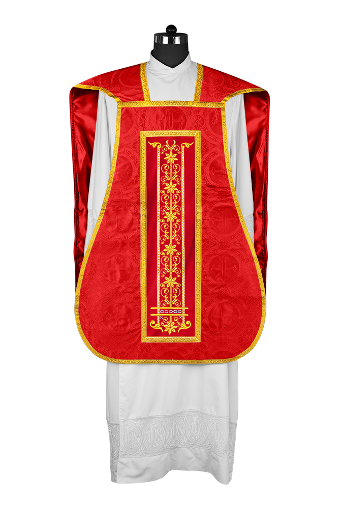 Vestimentas católicas con espalda de violín 