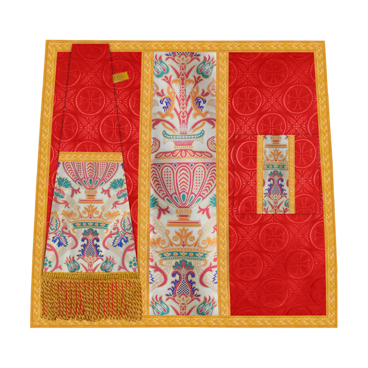 Liturgical Tapestry Mass Set with Ornate trims