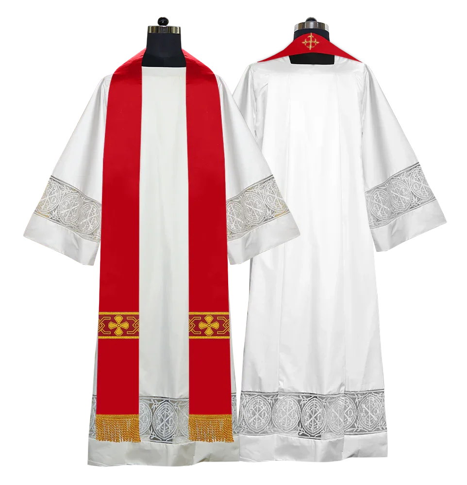 Gothic Cope with Adorned Detailed Braids