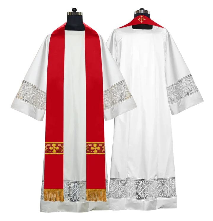 Gothic Cope with Adorned Detailed Braids