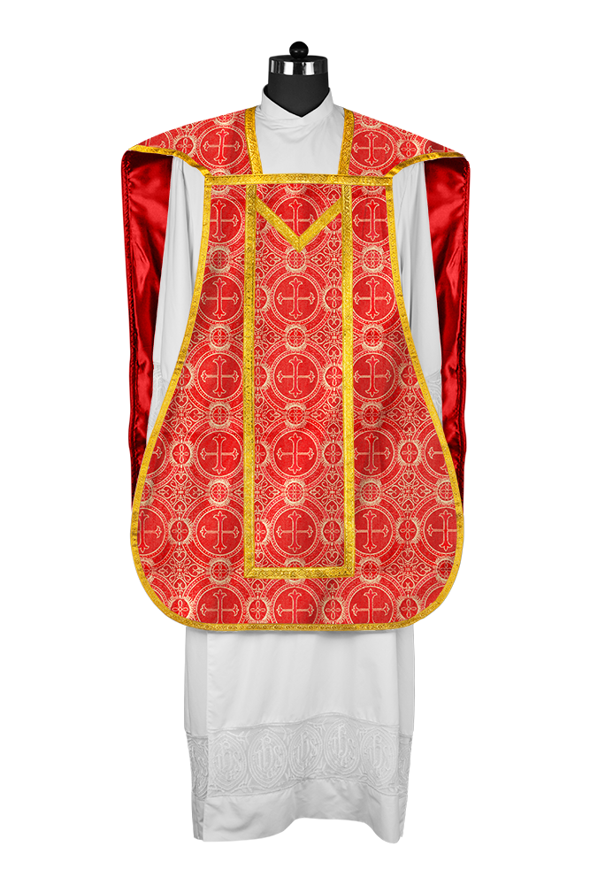 Roman Chasuble with adorned motif
