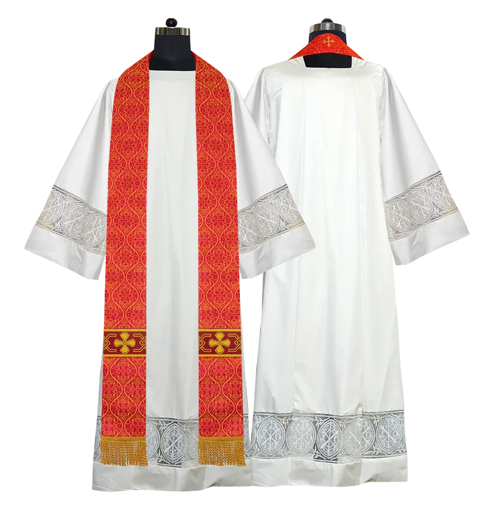 Gothic Cope with Adorned Detailed Braids