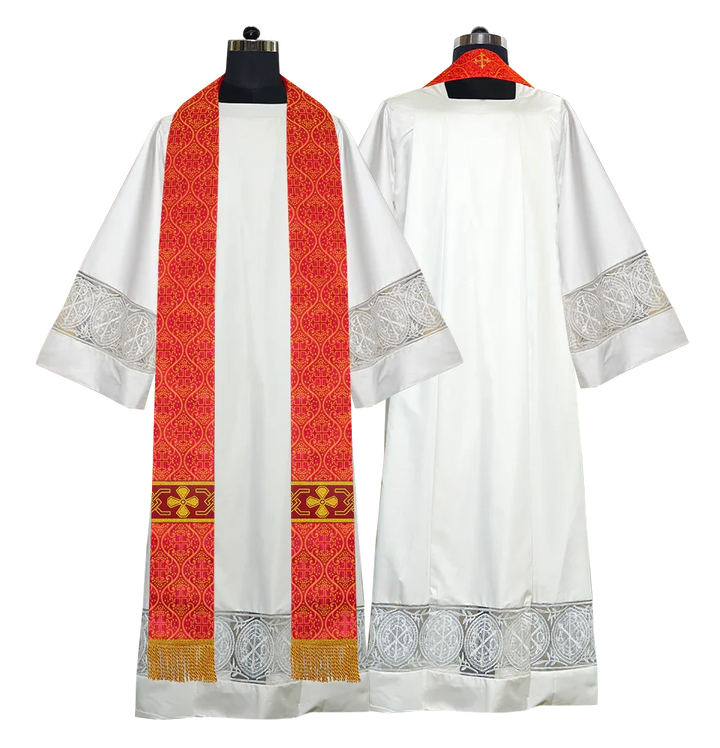 Gothic Cope with Adorned Detailed Braids