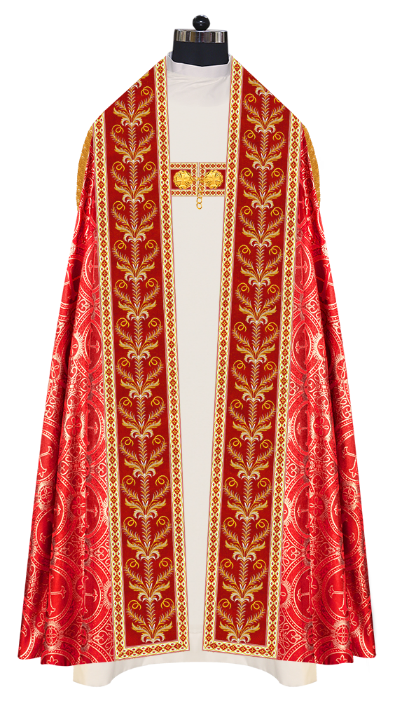 Traditional Embroidered Roman Cope Vestment