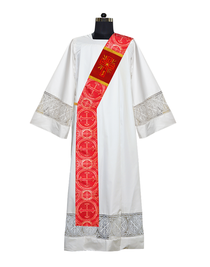 Glory Cross Adorned Deacon Stole