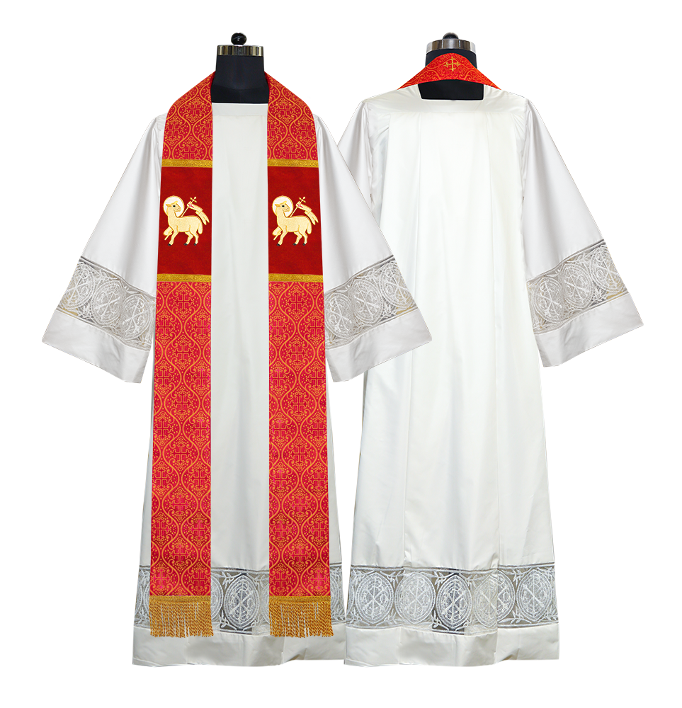 Clergy Stole with Spiritual motif