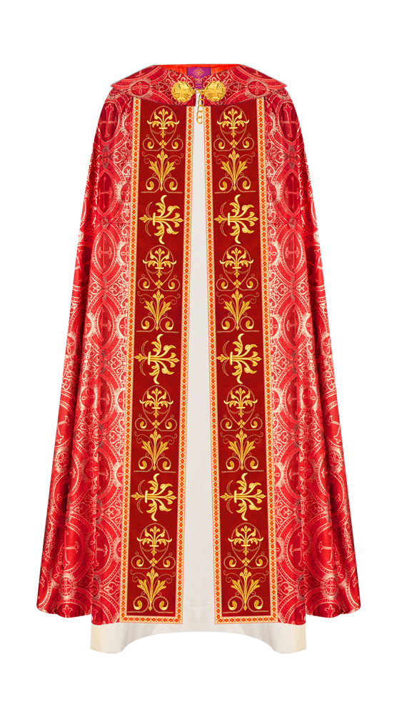 Gothic Cope Vestments With Colour Trims