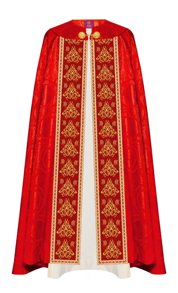 Gothic Cope Vestments With Liturgical Embroidery and Trims