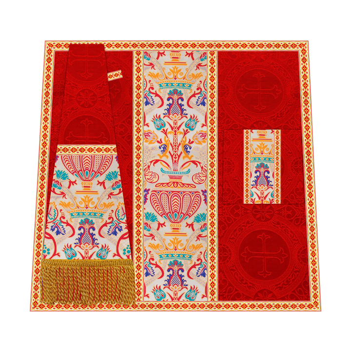 Tapestry Chasuble with Detailed Braids and Trims