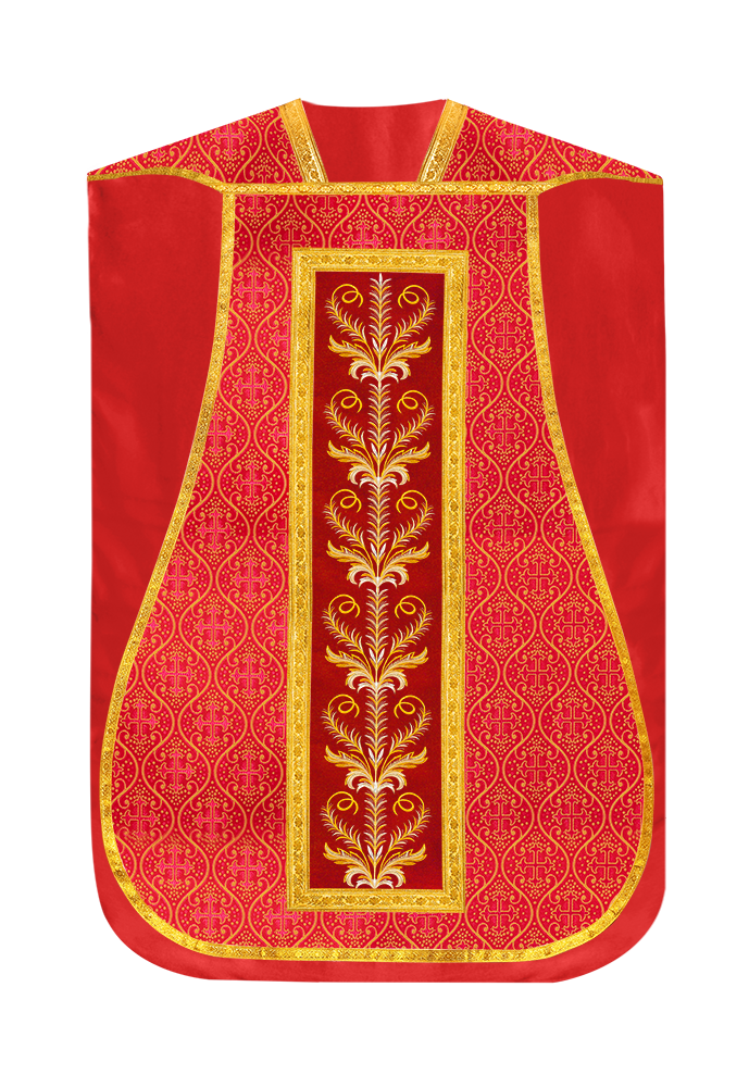 Roman Chasuble with liturgical motifs