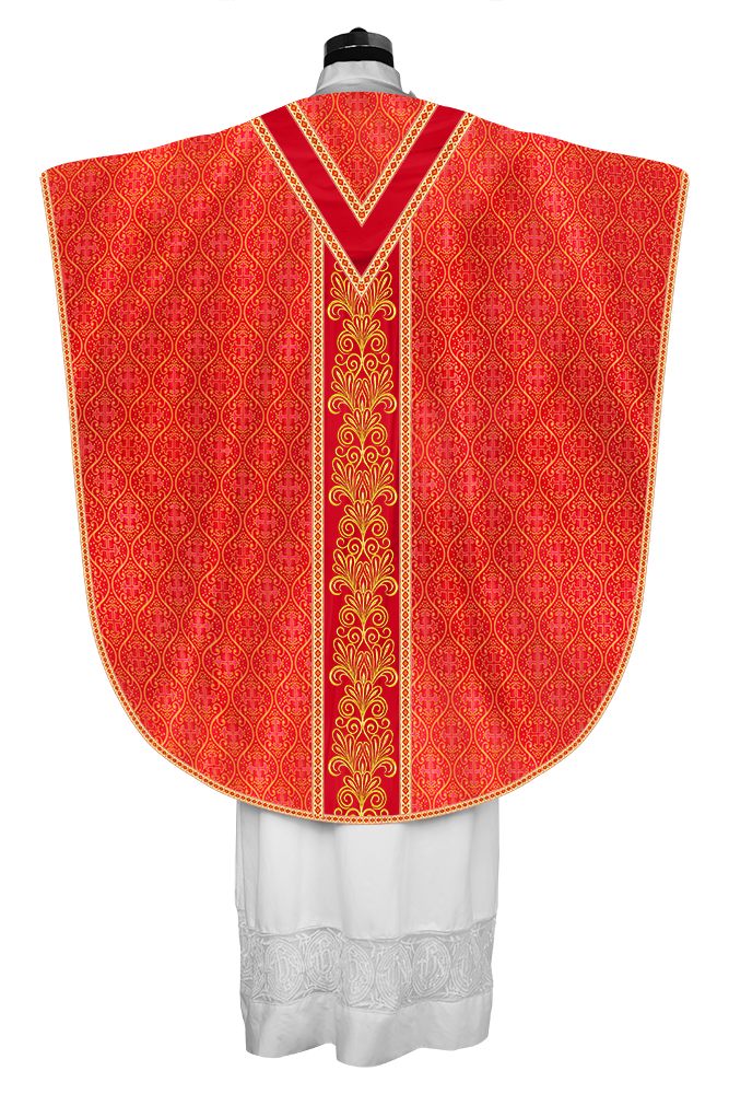 Spiritual Borromean Chasuble With Y Type Orphrey and Trims
