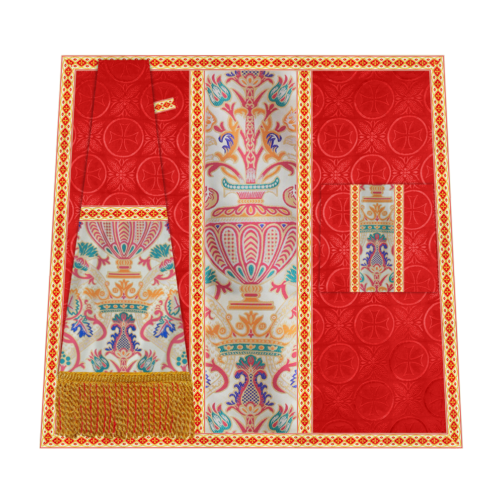 Liturgical Tapestry Mass Set with Ornate trims